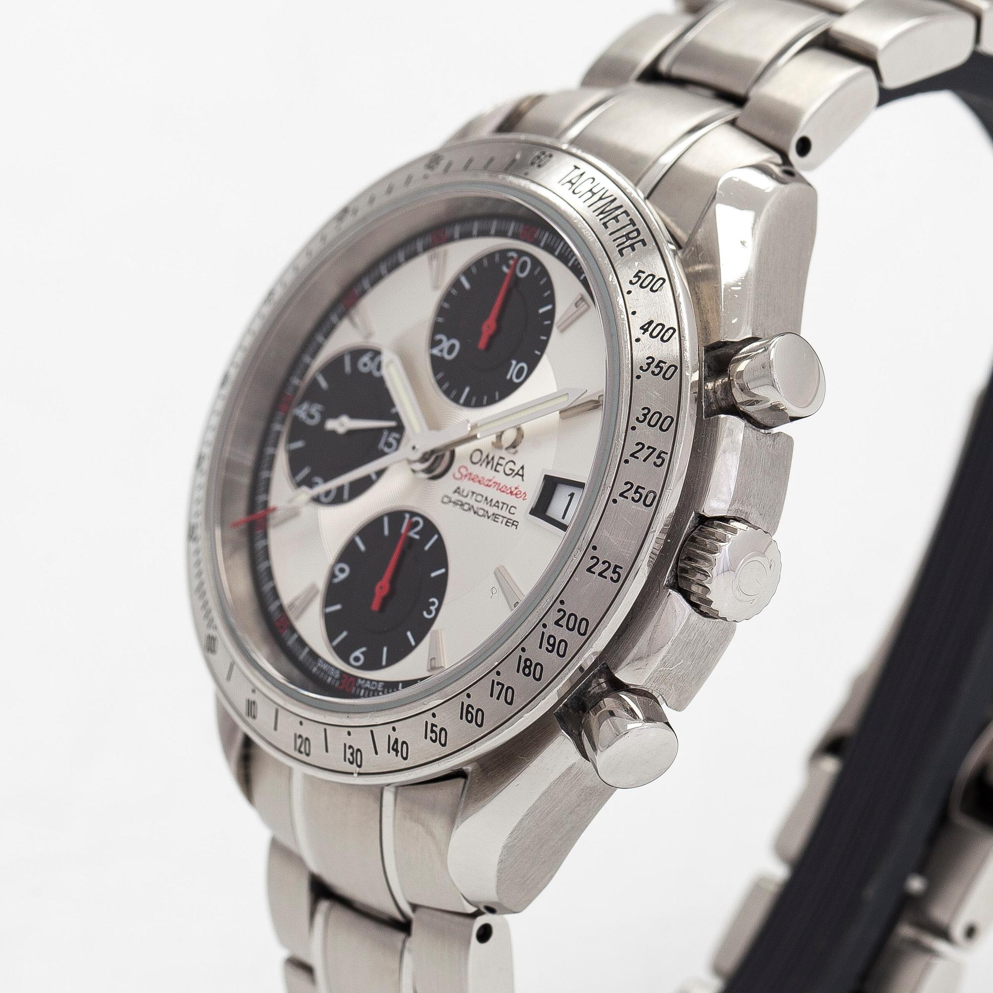 Omega, Speedmaster, Date, kronografi, rannekello, 40 mm.