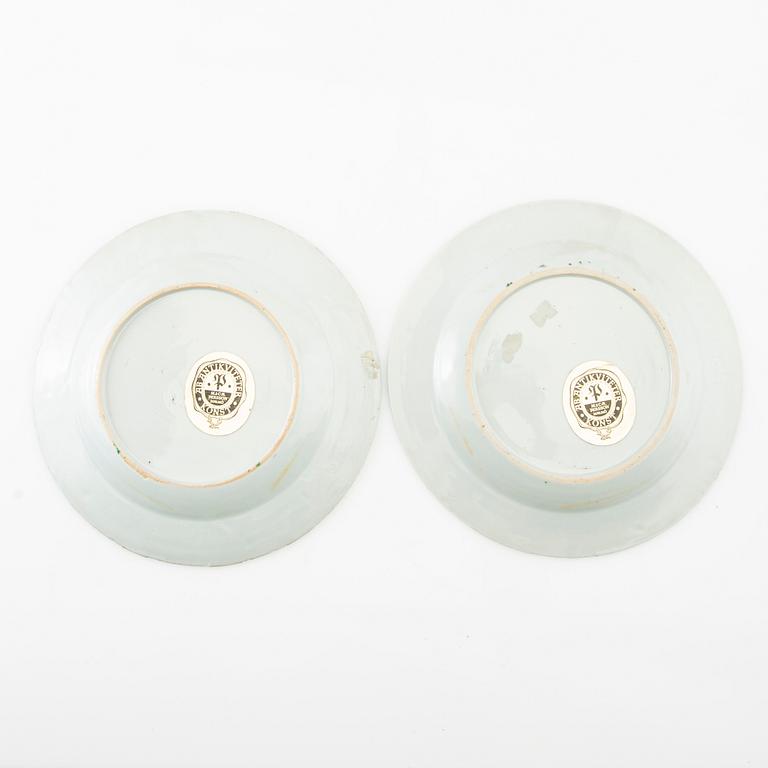 Plates 2 pcs China porcelain 18th century.