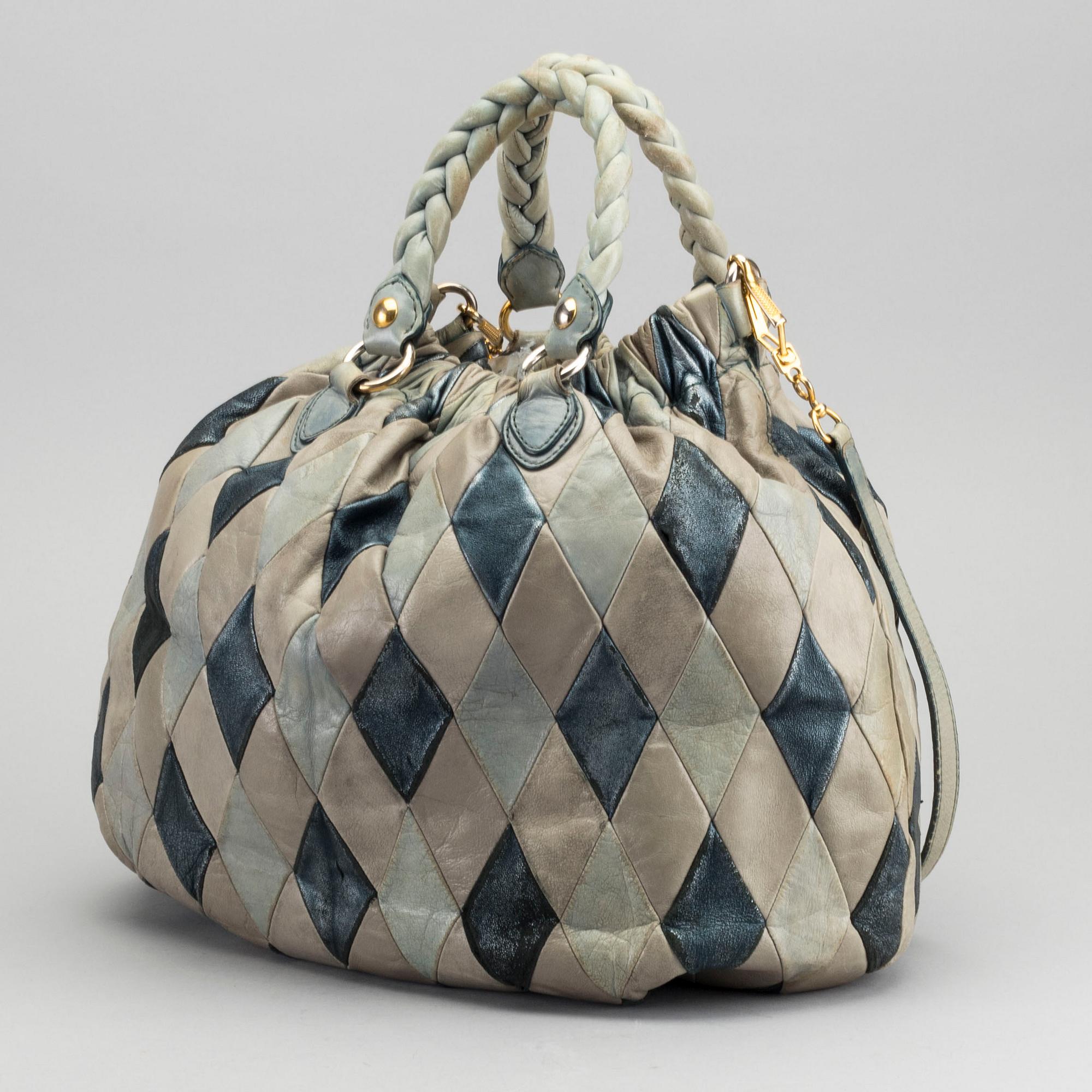 A MIU MIU, "Harlequin Hobo" bag.