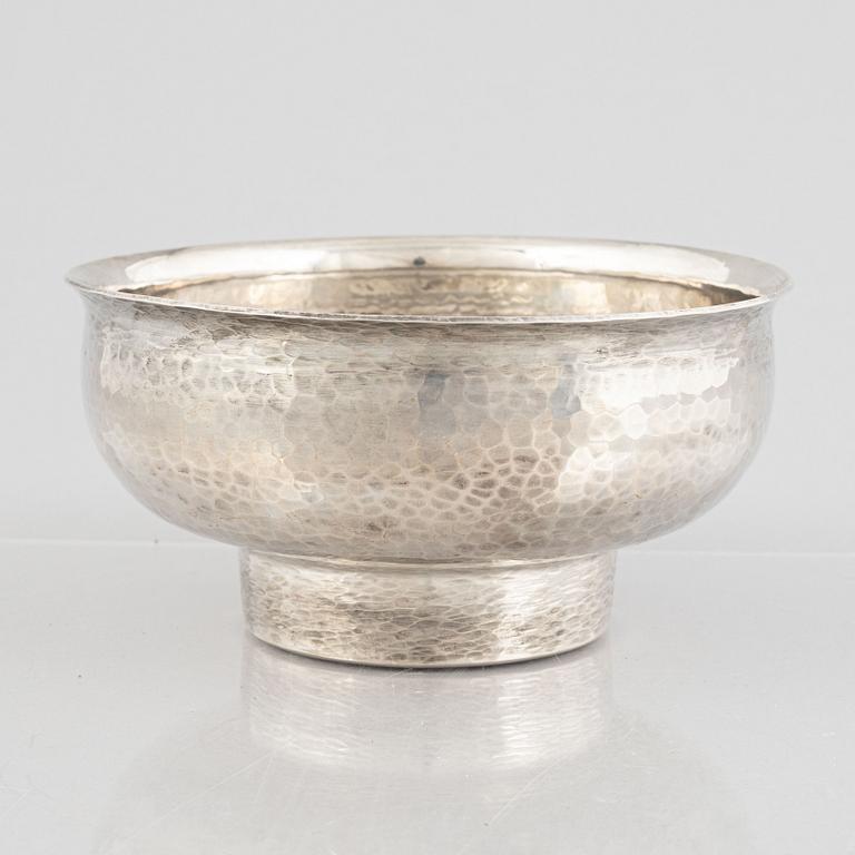 A silver bowl, Borgila, Stockholm, Sweden, 1976.