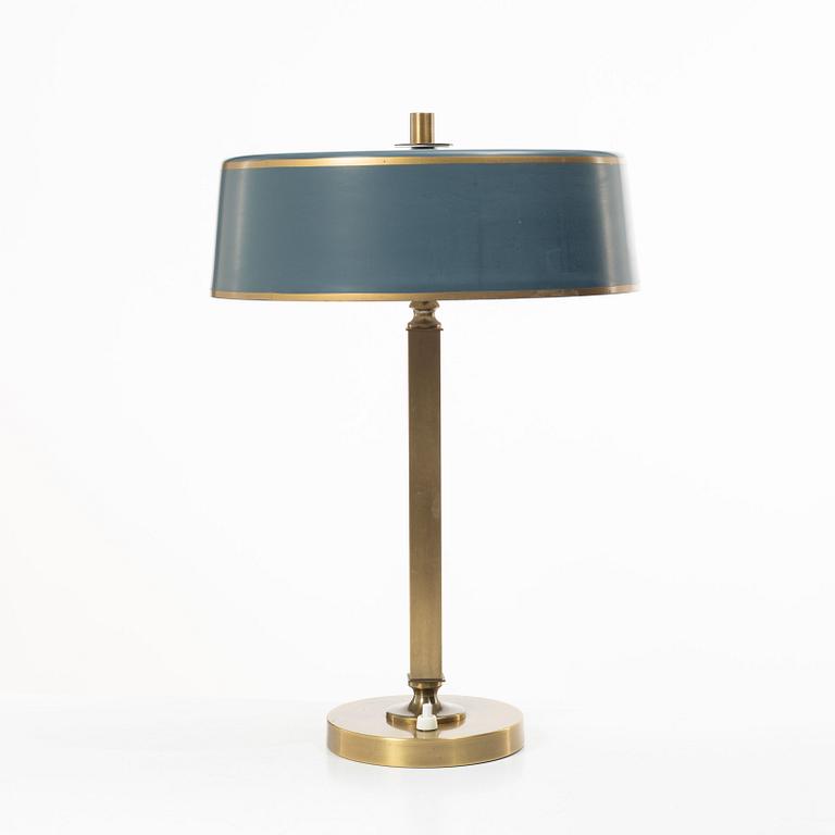 Einar Bäckströms Metallvarufabrik, Table lamp, model 7407, mid-20th century.