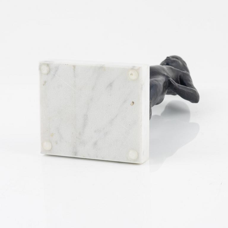 Gudmar Olovson, Sculpture. Cold bronze (bronzed synthetic resin), signed.