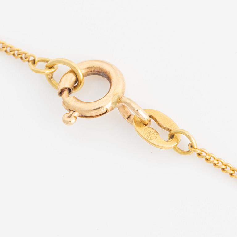 Hängsmycke med amazonit.