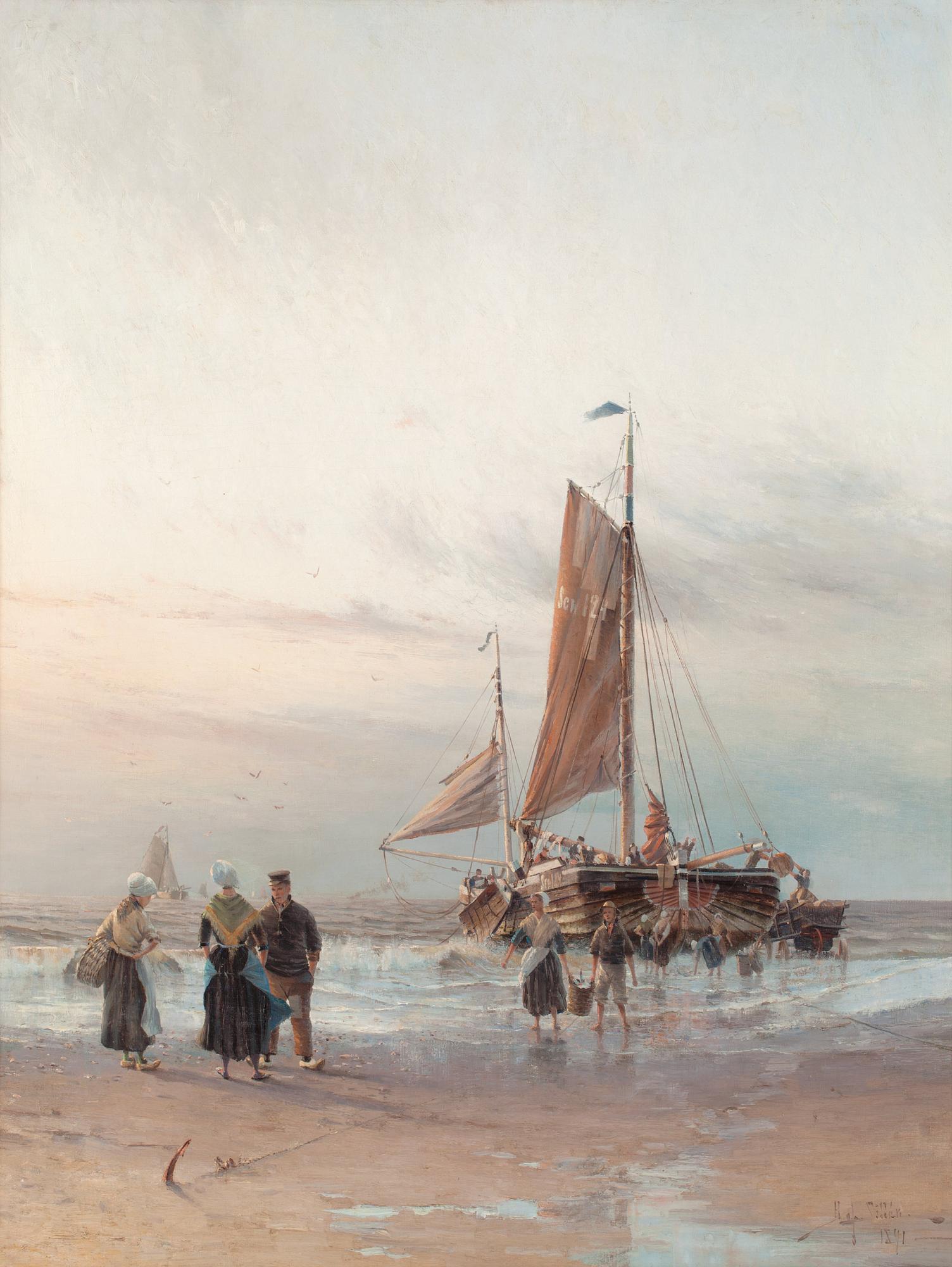 Herman af Sillén, "Fångsten bärgas".