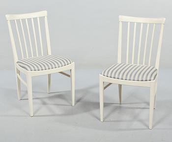 STOLAR, ett par, "Herrgården", Carl Malmsten, Bodafors, 1960-tal.