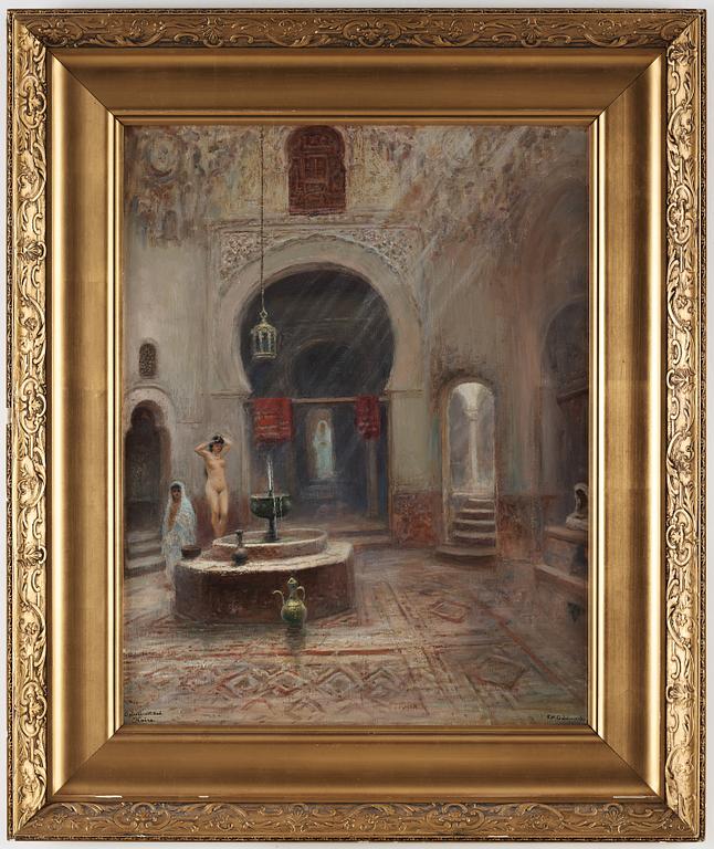 FRANS WILHELM ODELMARK, oil on canvas, signed.