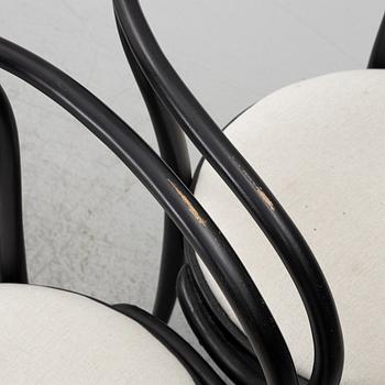 Karmstolar, 6 st, modell 209, Thonet.