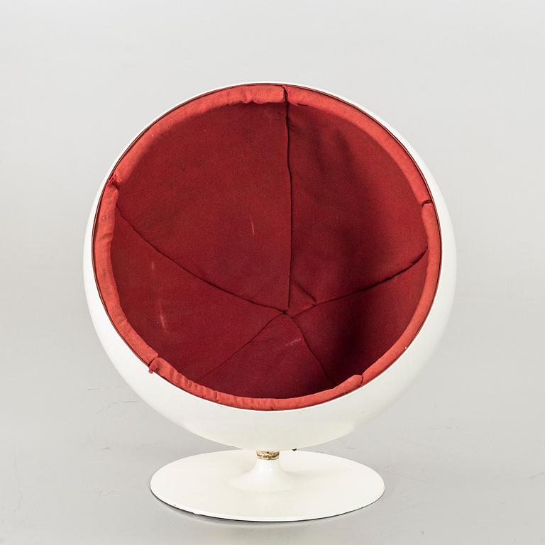 EERO AARNIO, fåtölj, "Åskbollen", Asko first edition, Finland, 1900-tales andra hälft.