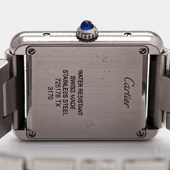 Cartier, Tank Solo, wristwatch, 24 x 24 (31) mm.