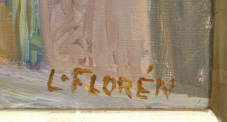 LARS FLORÉN, olja på duk, signerad.
