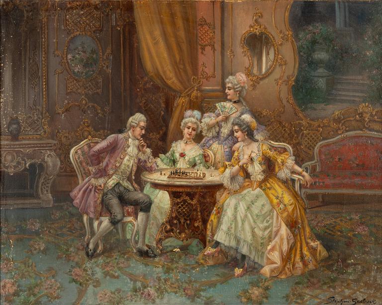 Stephan Sedlacek, Rokokointeriör.