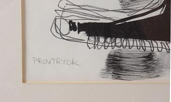 ZWICK, LIS, litografi, sign, provtryck samt dat 1971.