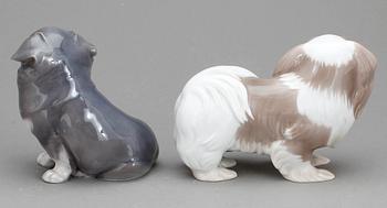 FIGURINER 2 st, porslin, Royal Copenhagen samt Bing & Gröndahl.