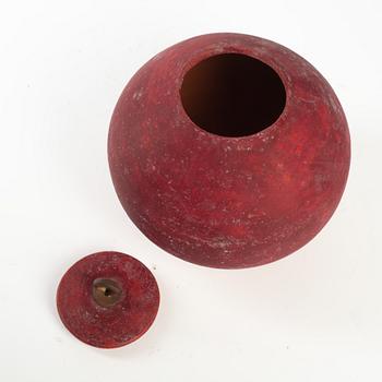 Anja Notini, urna med lock, egen ateljé, Saltsjö-Boo.