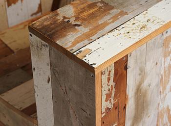 Piet Hein Eek, Armchairs, a pair, “Large Scrapwood Chair”, the Netherlands, after 2008.