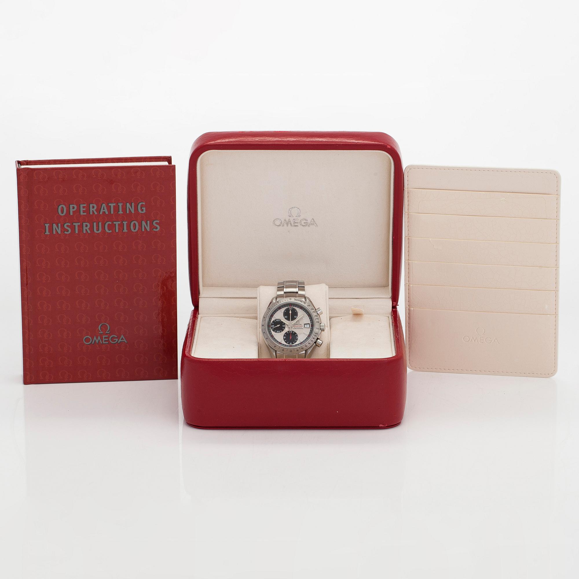 Omega, Speedmaster, Date, kronograf, armbandsur, 40 mm.