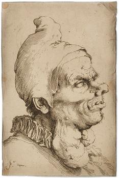 847. Jusepe de Ribera, "Cabeza grotesca grande".