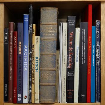Björn Springfeldt's art library.