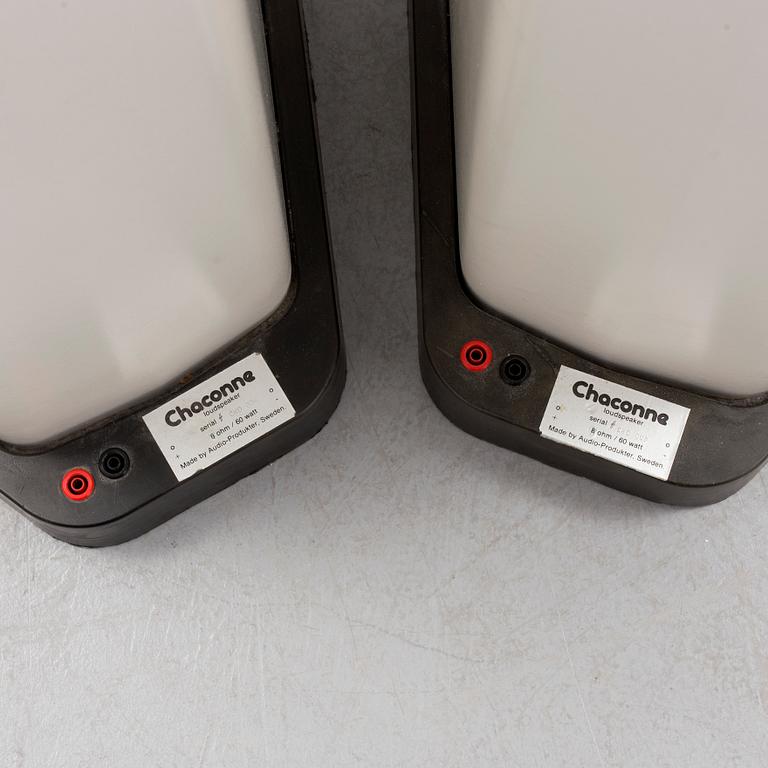 HÖGTALARE, ett par, Chaconne Loudspeaker.