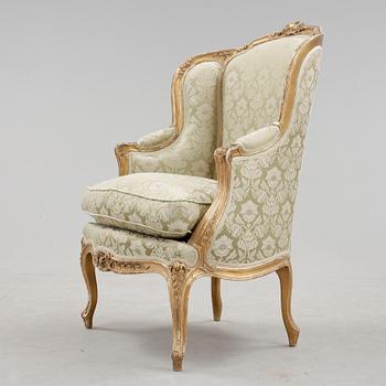 BERGÈRE, rokokostil, omkr 1900.