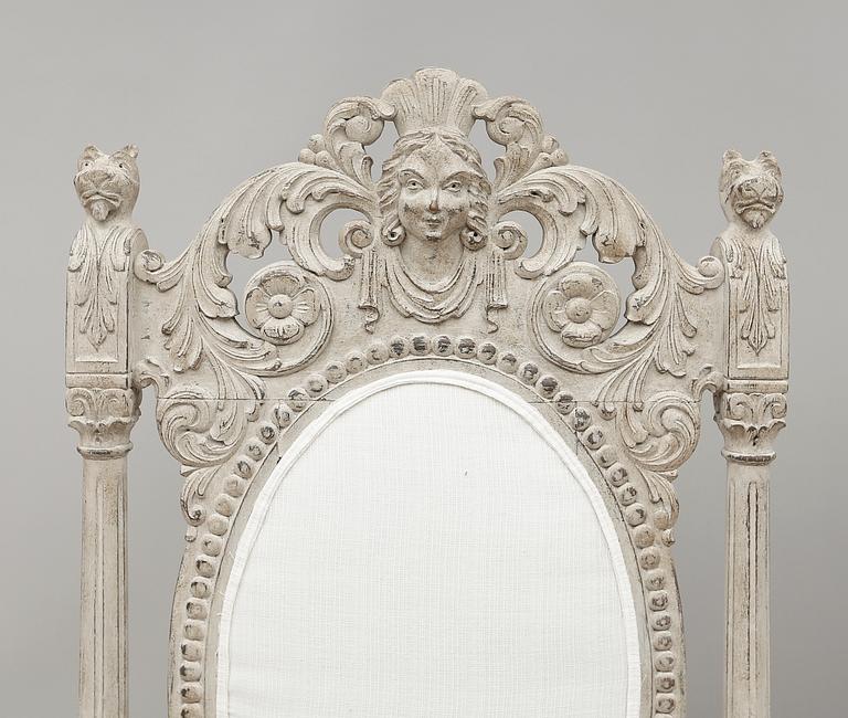 KARMSTOLAR, 1 par, 1800-talets andra hälft.