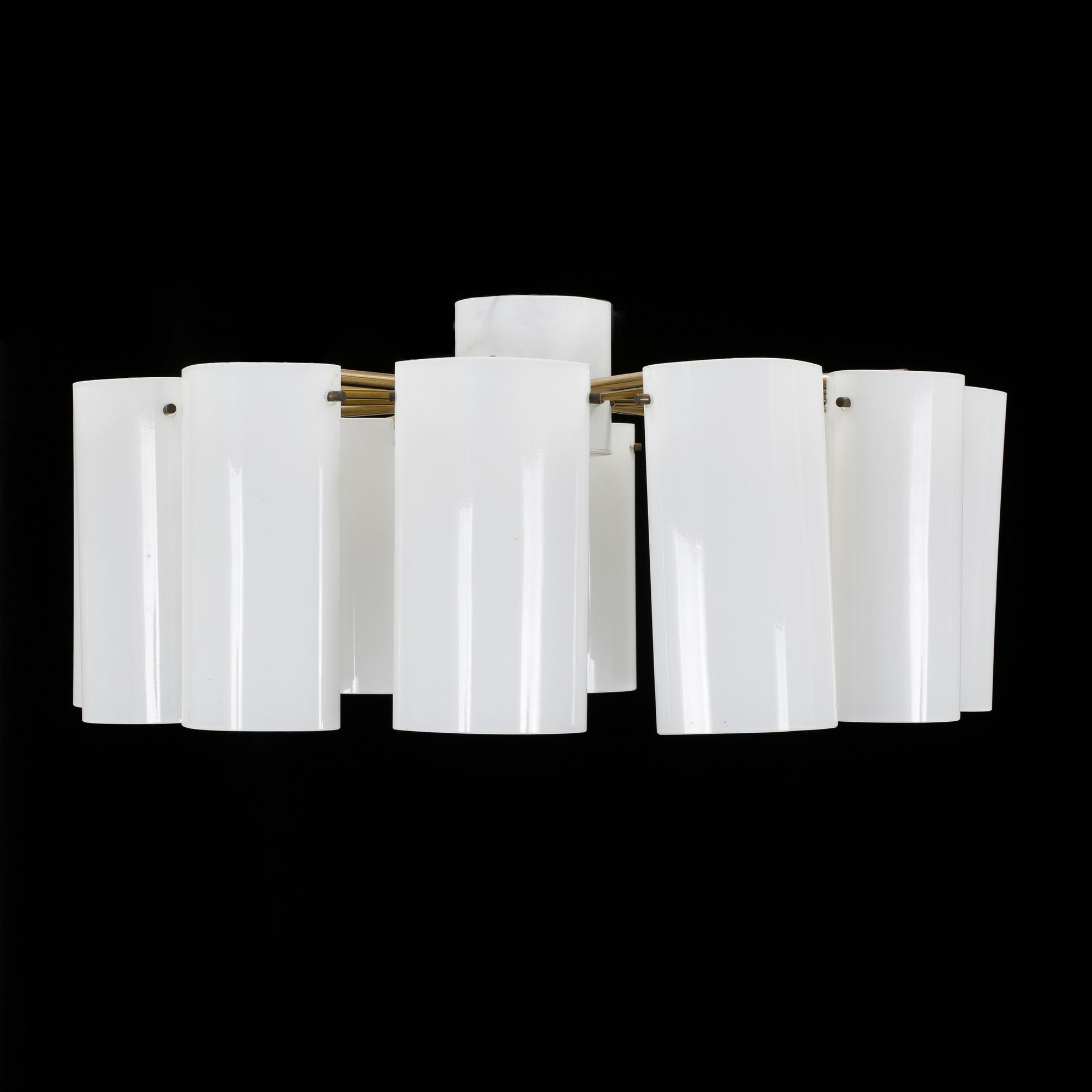 TAKLAMPA, "Ark" design Gert Nyström, Fagerhults, 1900-talets andra hälft.