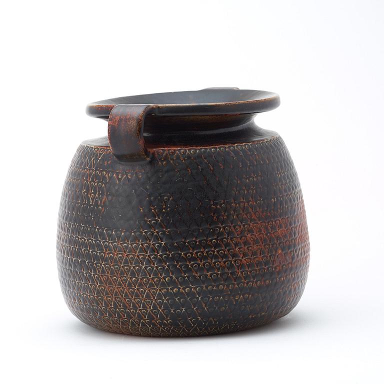 Stig Lindberg, a stoneware vase, Gustavsberg Studio 1965.