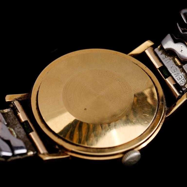 ARMBANDSUR, 18K guld Lemania, 1900-talets andra hälft.