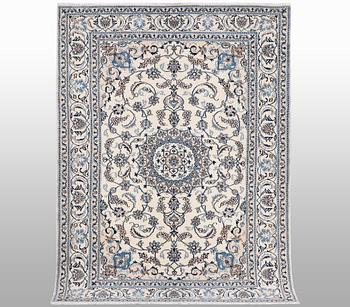 A carpet, Nain part silk, ca 305 x 191 cm.