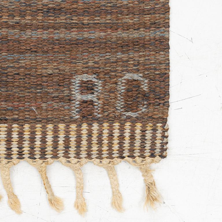 Rakel Carlander, Matta, Rölakan, signerad RC, ca 204 x 142 cm.