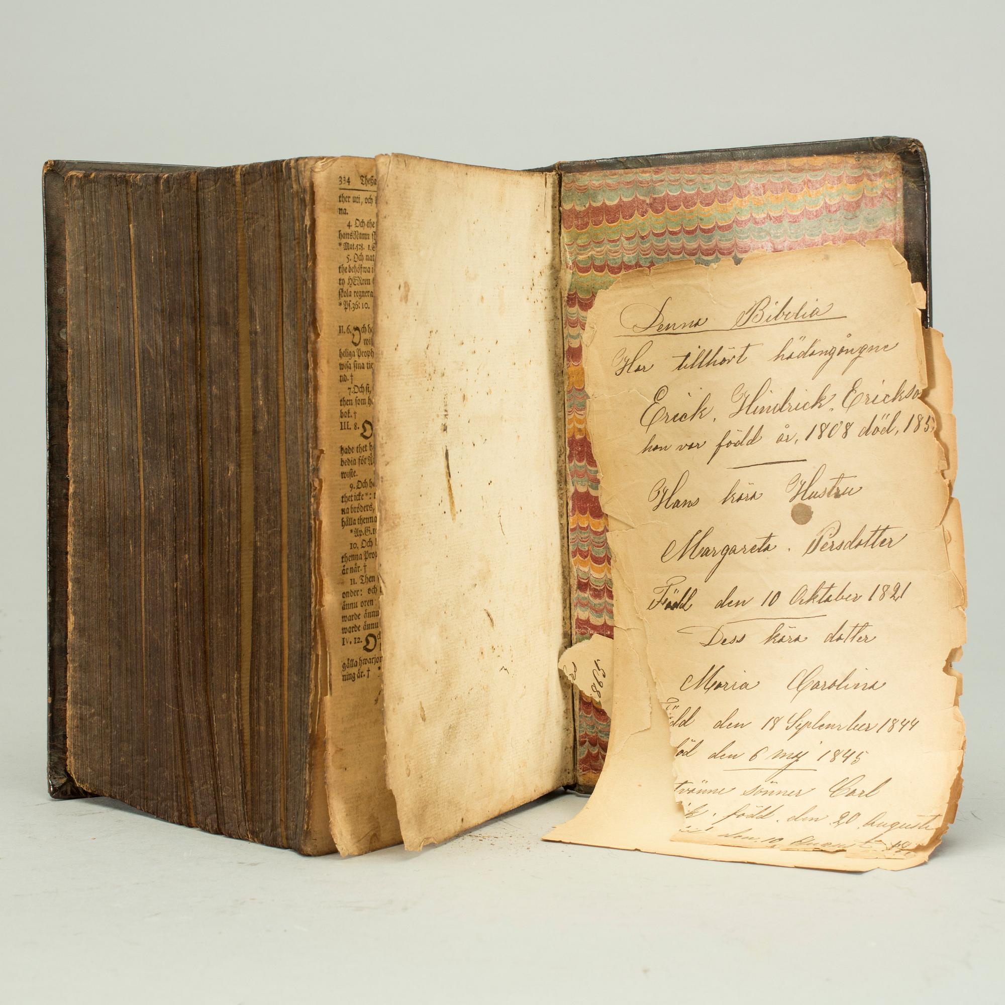 BIBLIA, tyckt hos Lorentz Ludwig Grefing, Stockholm 1746.