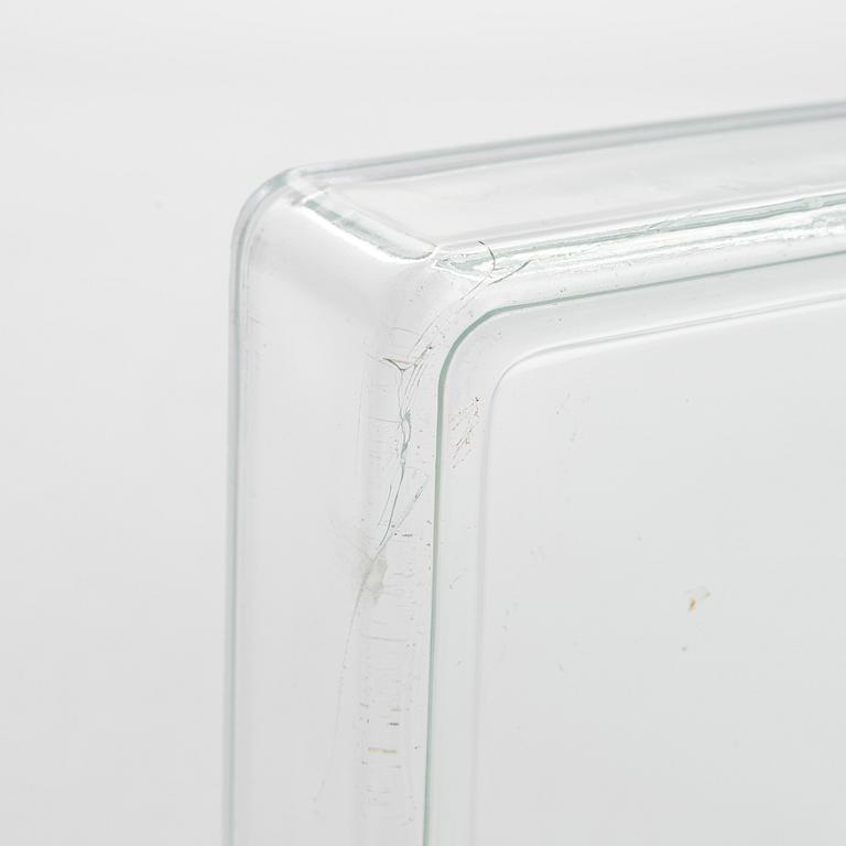 Aino Aalto, a serving platter, 'Maija'. Karhula Glassworks, Finland. Designed in 1936.