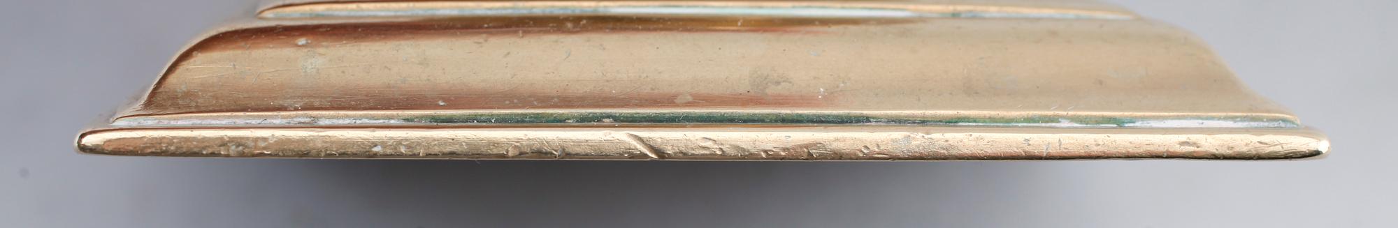 LJUSSTAKE, mässing, barock, 1700-tal.