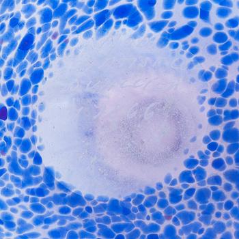 Bertil Vallien, a glass vase, Kosta Boda Artist Collection.