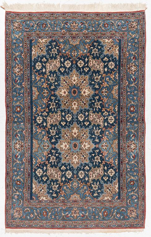 Rug, Ghom, approx. 220 x 140 cm.