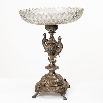 Presentation bowl, silver and glass, Carl Ohlsson, Karlskrona (1908–1926 (1931)).