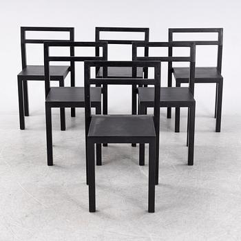 Boris Berlin/Poul Christiansen, 6 chairs, "Non", Komplot design, Källemo, 2000's.