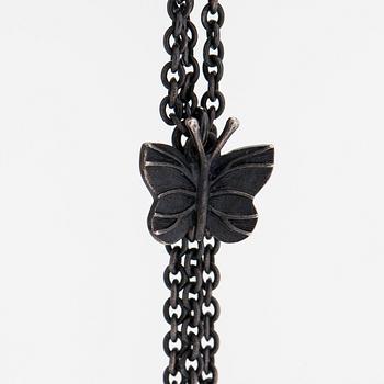 Ole Lynggaard, An 18K gold ans silver necklace. Denmark.