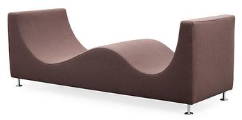 117. CHAISE LOUNGE/SOFFA, "Three de Luxe" Jasper Morrison, Cappellini, Italien.