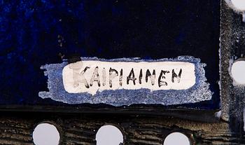 Birger Kaipiainen, A stoneware relief signed Kaipiainen.