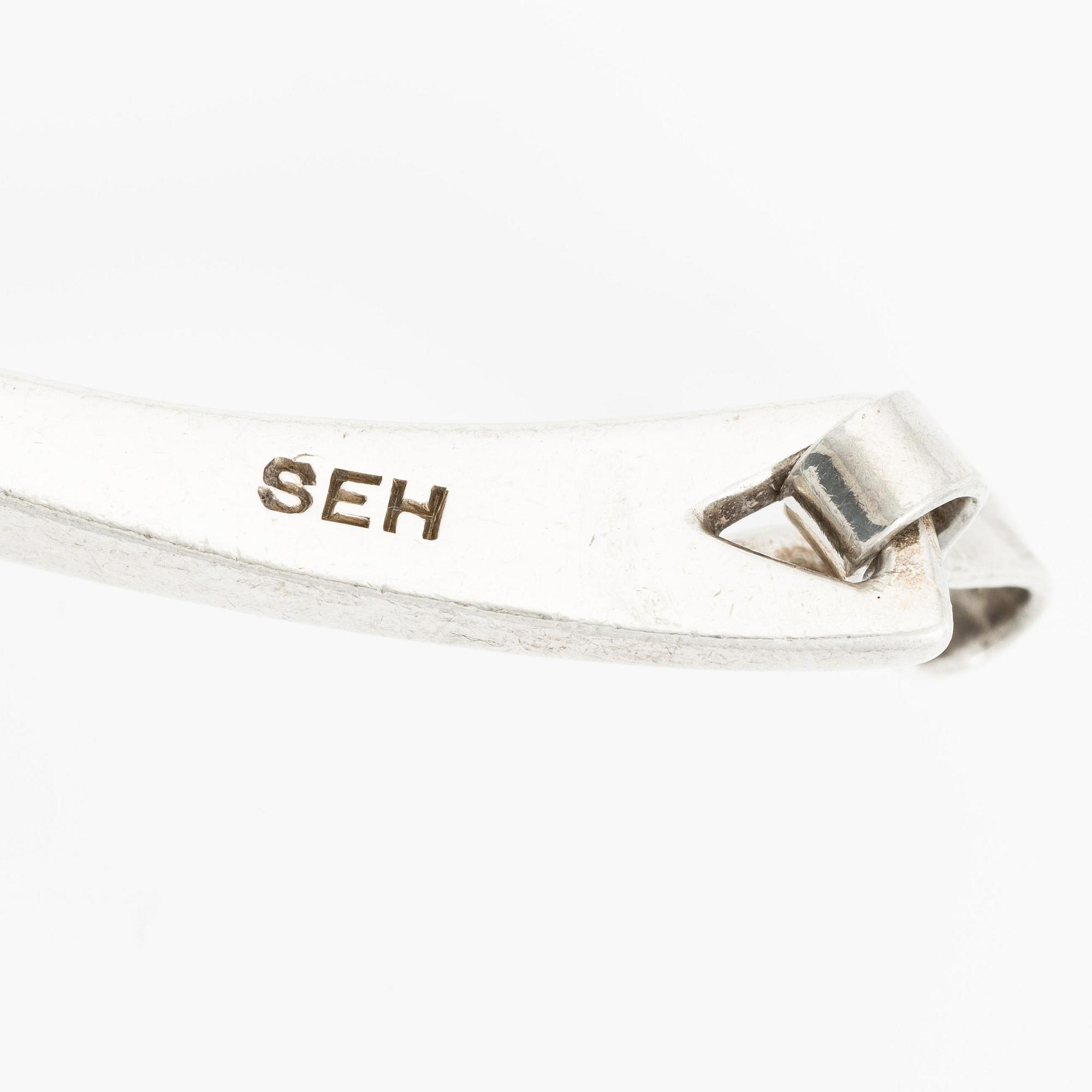Sven-Erik Högberg, a necklace, sterling silver, Gothenburg 1991.