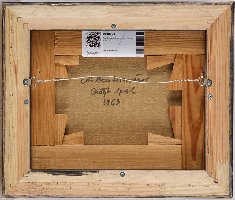 Carl Fredrik Reuterswärd, "Grönt spel".