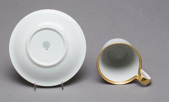 CHOKLADKOPPAR, 12 st, porslin, Bing & Gröndal.