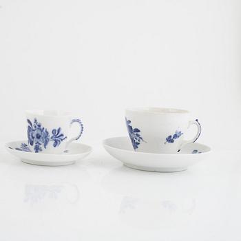 A 73-piece porcelain dinner service, "Blue Flower", Royal Copenhagen, Denmark.