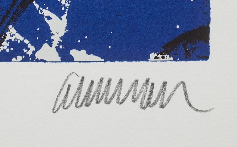 FERNANDEZ ARMAN, 2 st, färgserigrafier, signerade och numrerade 140/150 resp. 139/150.