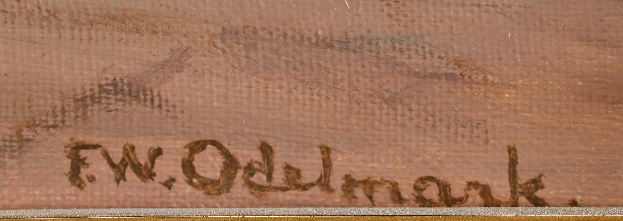 FRANS WILHELM ODELMARK, olja på duk, signerad.