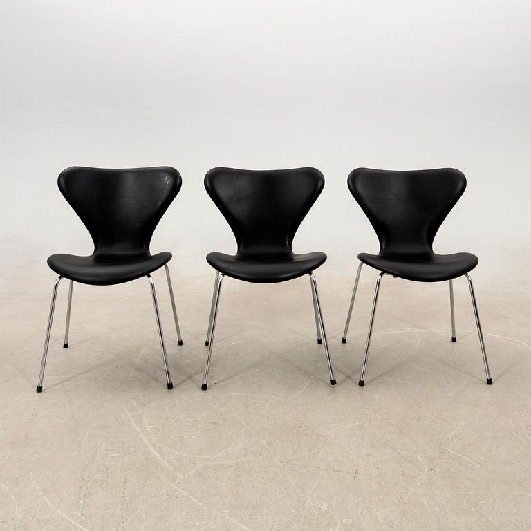 Arne Jacobsen, stolar 6 st för Fritz Hansen Danmark.
