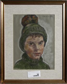 Lotte Laserstein · LOTTE LASERSTEIN, pastell, sign.