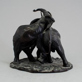 CARL MILLES, a bronze sculpture signed Carl Milles.