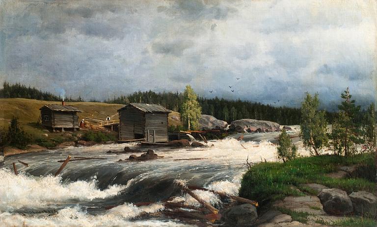 Thorsten Waenerberg, VIEW OVER THE RAPIDS.